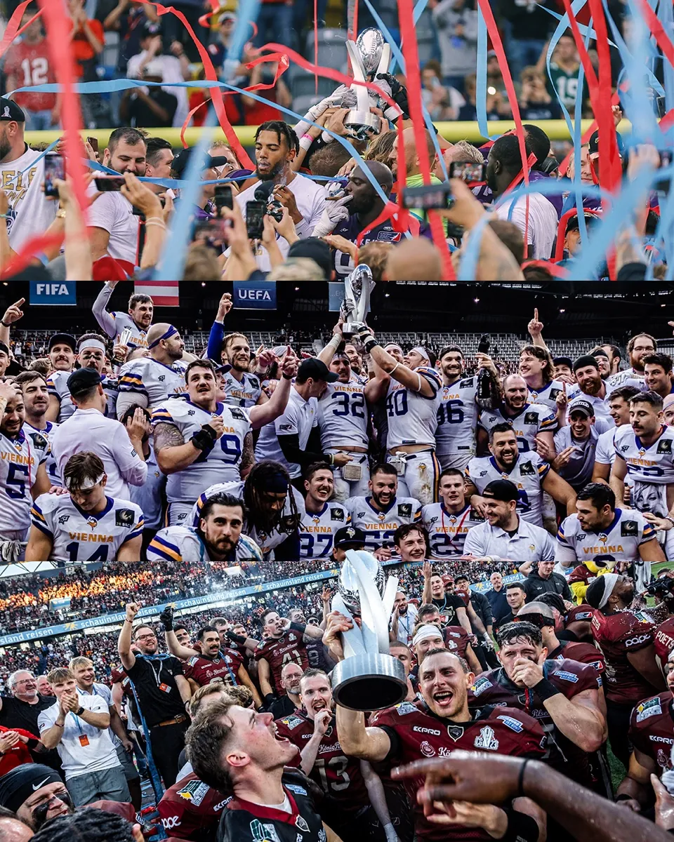 Three years, three champions poster